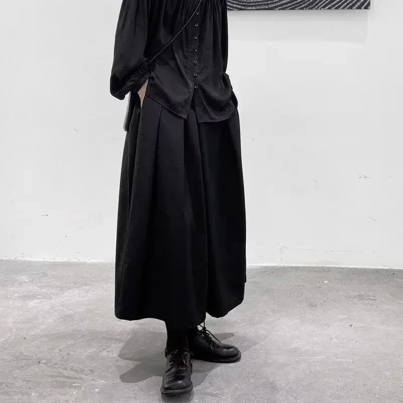 Pantalon Japonais Homme Hakama Large - Image 5