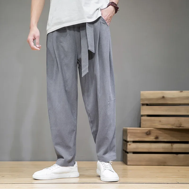 Pantalon Japonais Homme Souple - Image 9