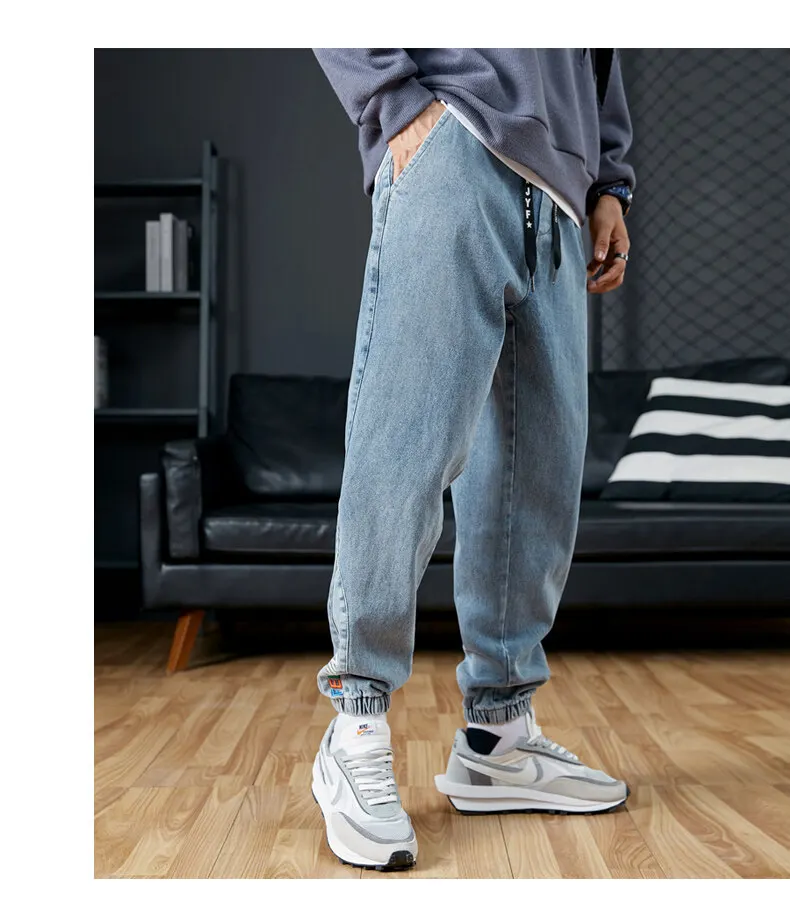 Pantalon Japonais Jean Cargo Homme - Image 2