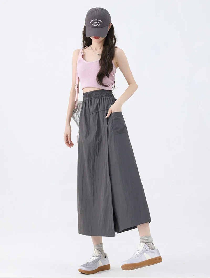 Pantalon Jupe Japonais Femme - Image 3