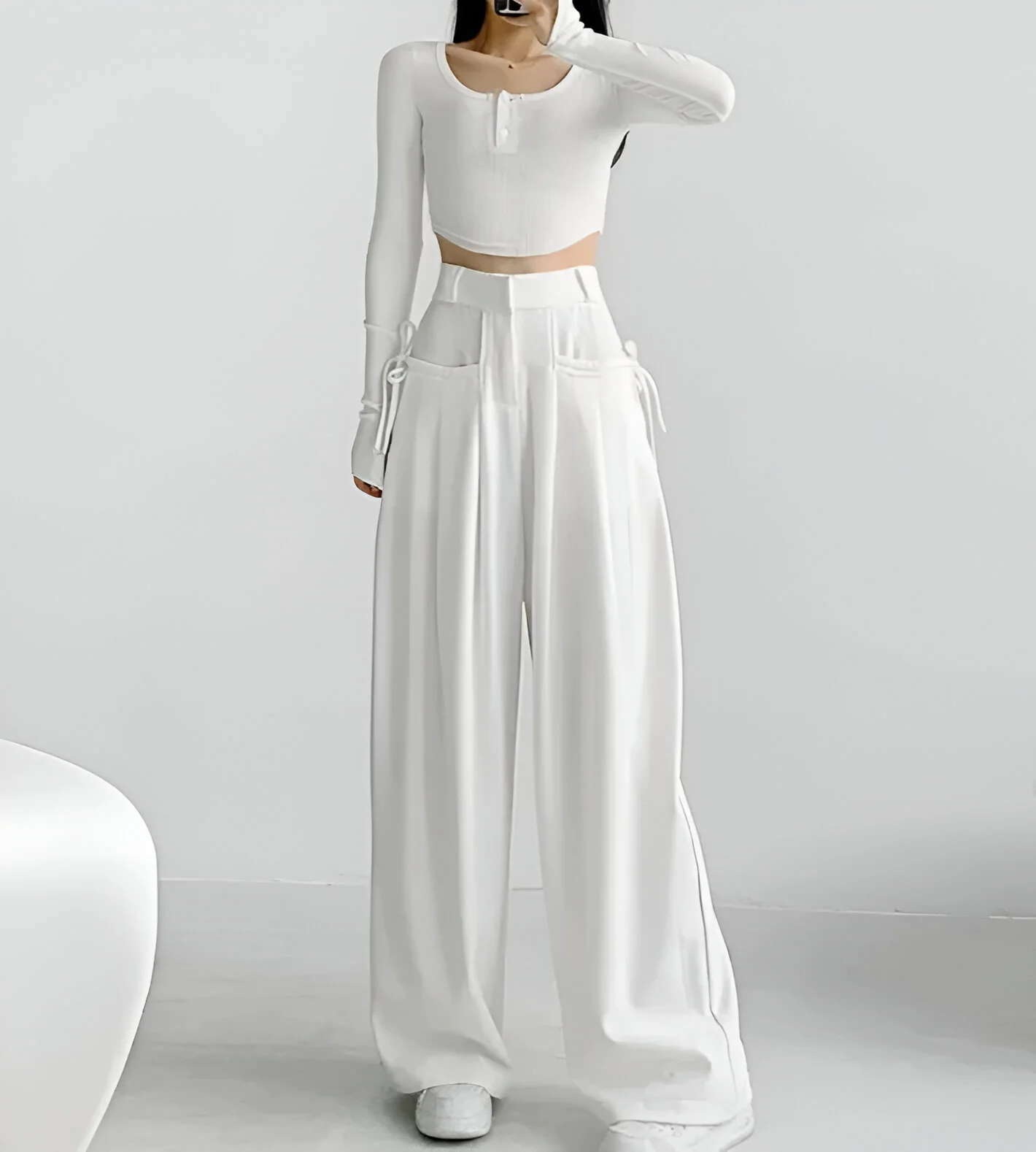 Pantalon Look Japonais Femme - Image 5
