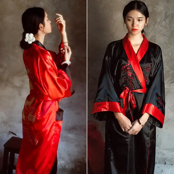 Robe de Chambre Soie Japonaise - Image 4