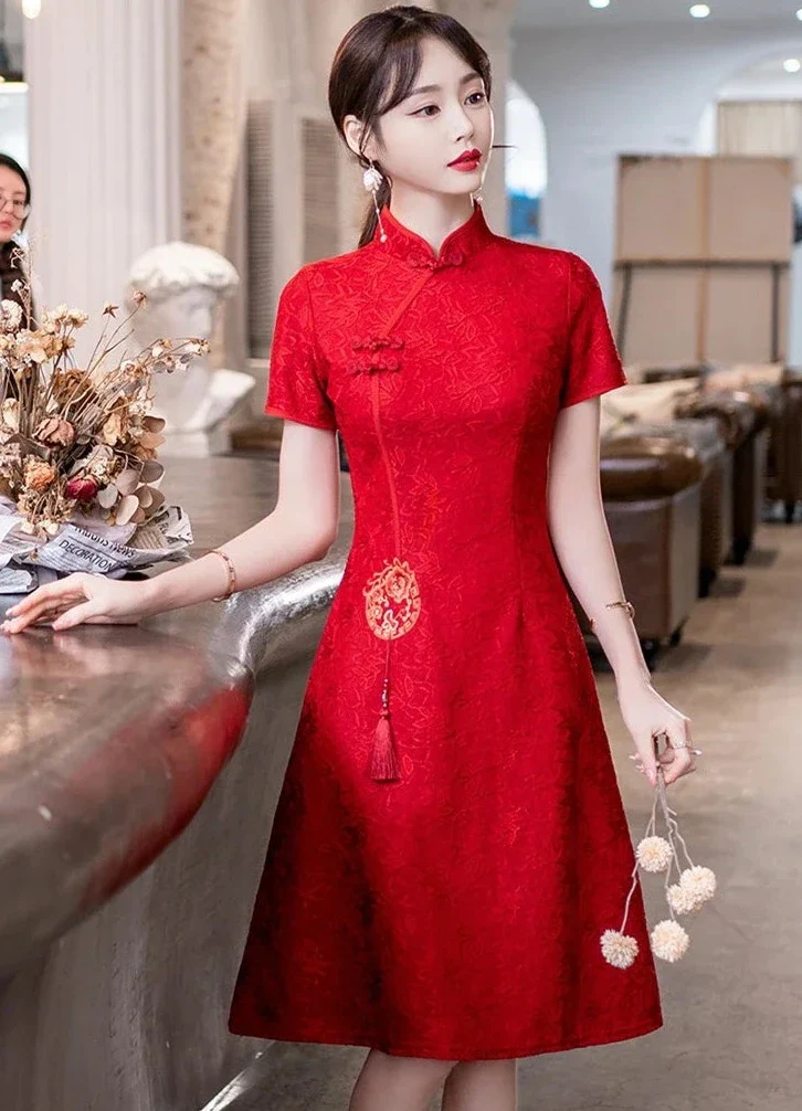 Robe Japonaise Rouge - Image 5
