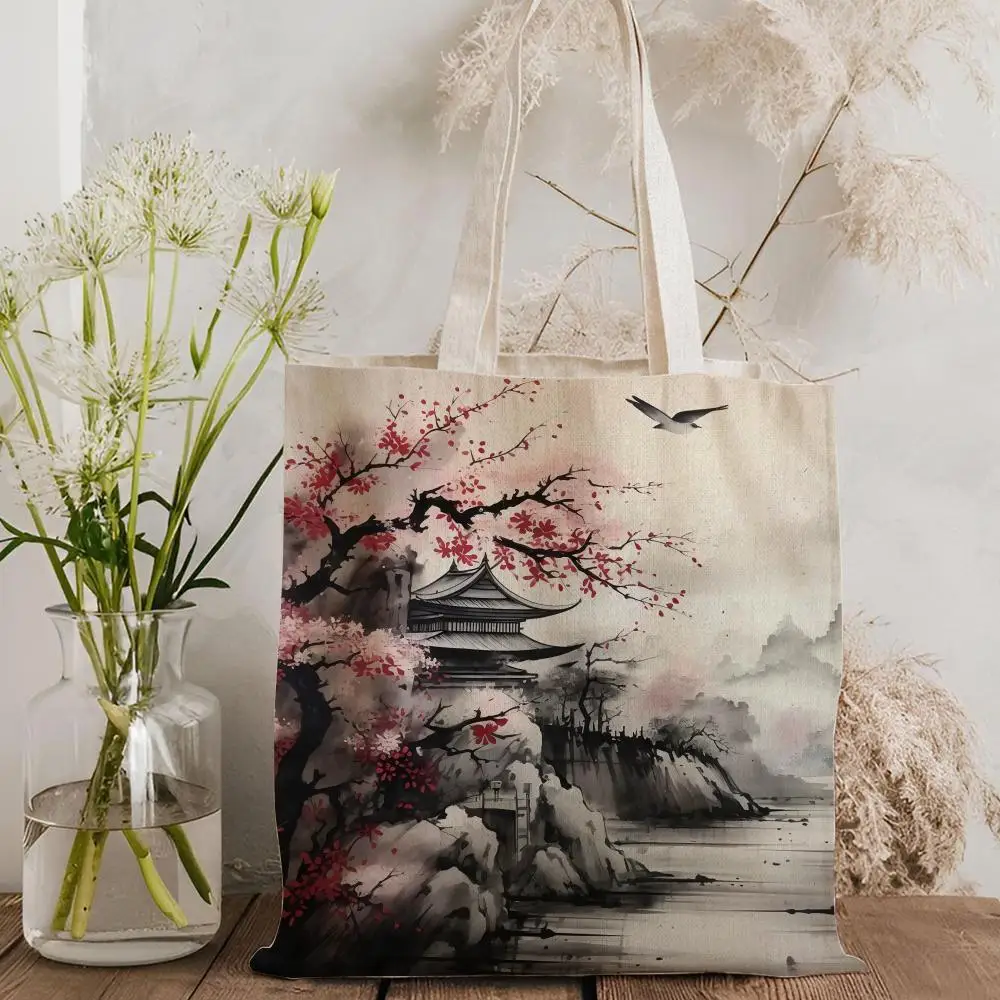 Sac fourre tout en toile japonaise - Image 4