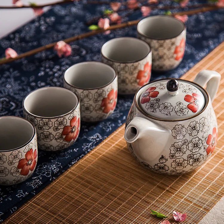 Service à Thé Japonais en Porcelaine - Image 2