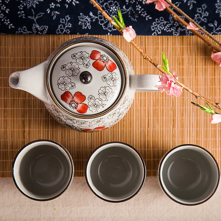 Service à Thé Japonais en Porcelaine - Image 3