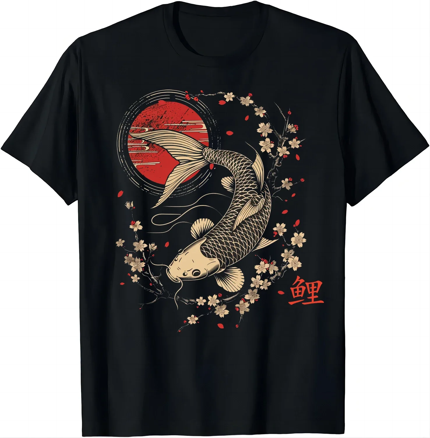 T-shirt japonais carpe koi stylé - Image 6