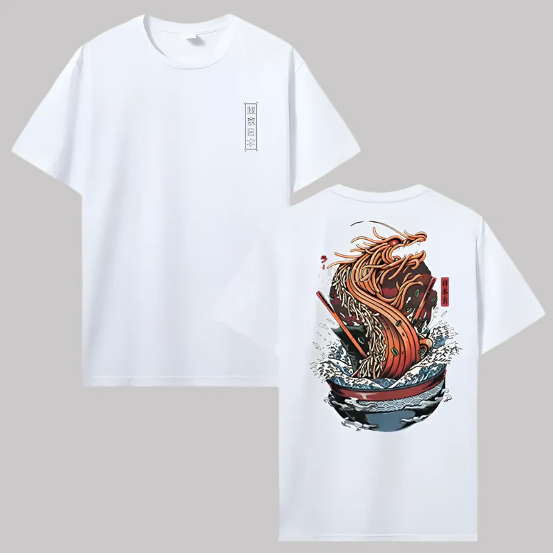 T-shirt Japonais Dragon Nouilles - Image 5