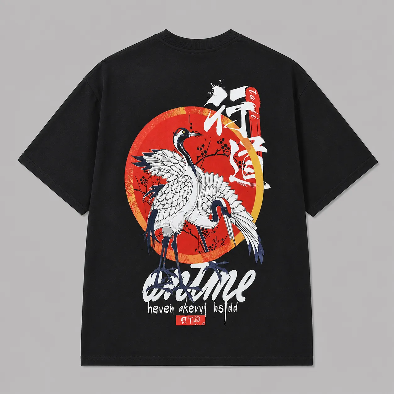 T-shirt Japonais Hip Hop Grue