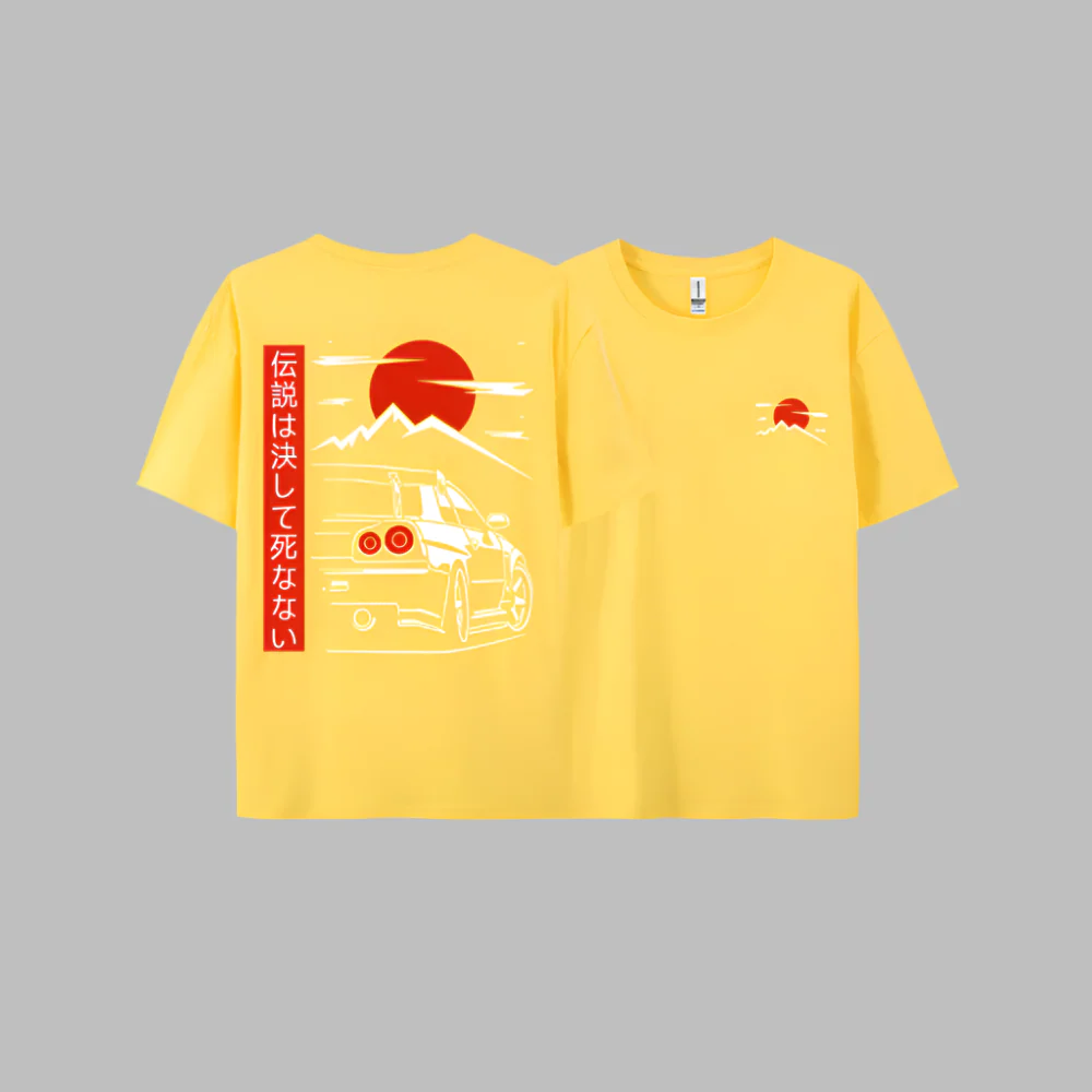 T-shirt Japonais Voiture - Image 2