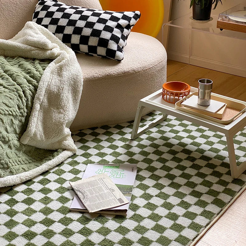 Tapis de salon Japonais En Damier