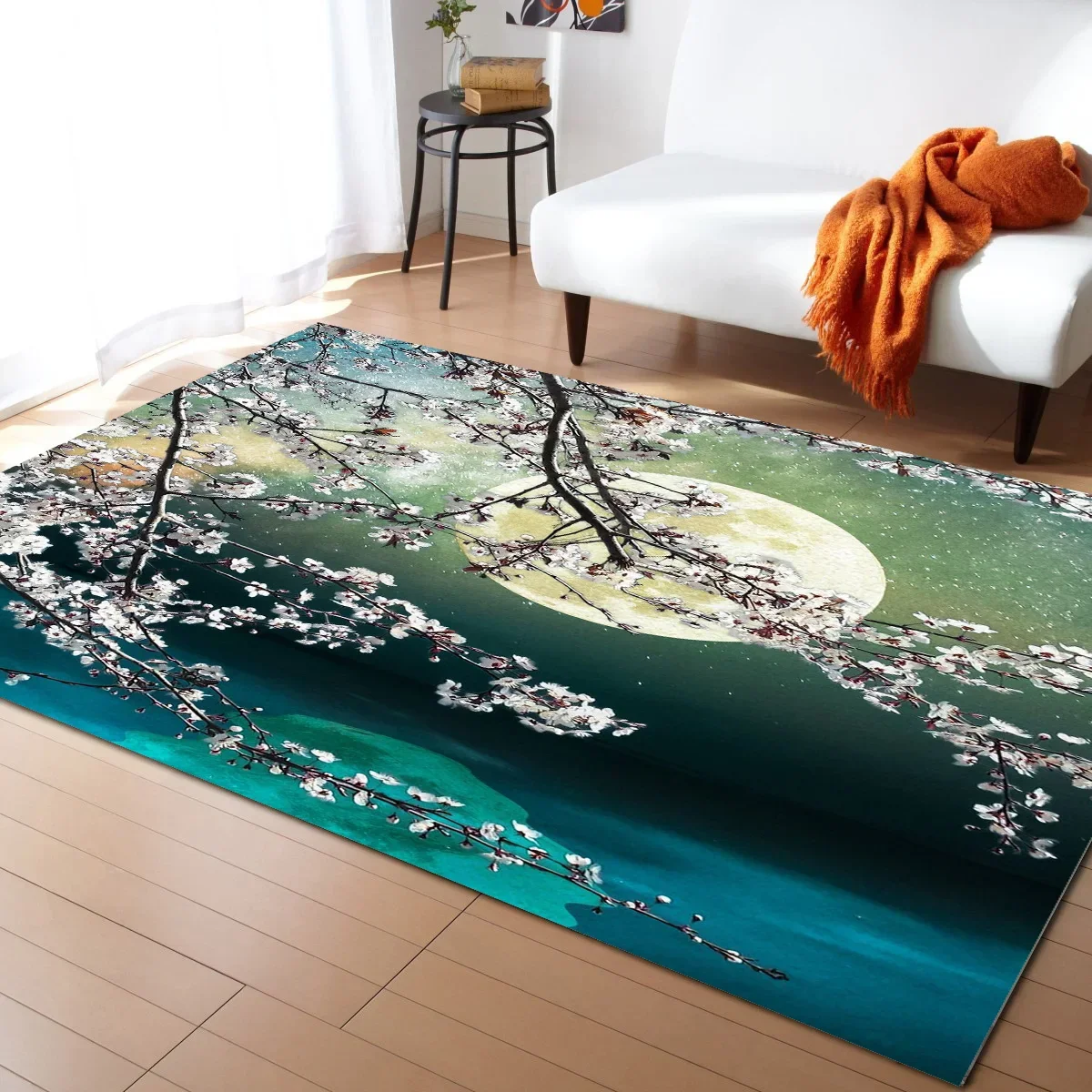 Tapis de salon Japonais Fleur de cerisier - Image 14