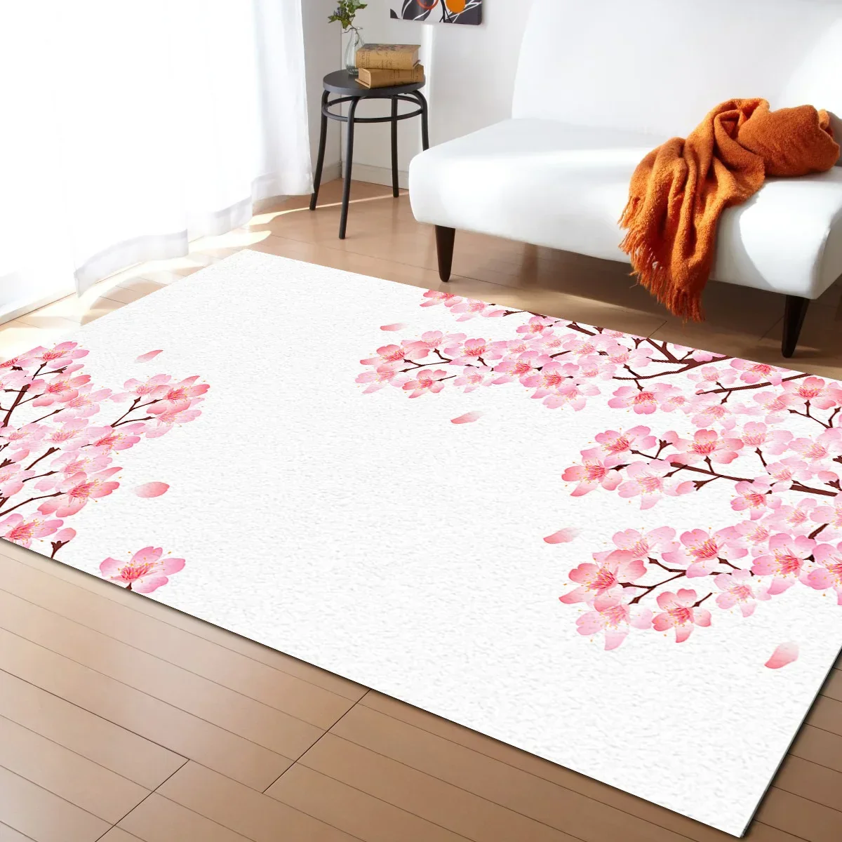 Tapis de salon Japonais Fleur de cerisier - Image 5