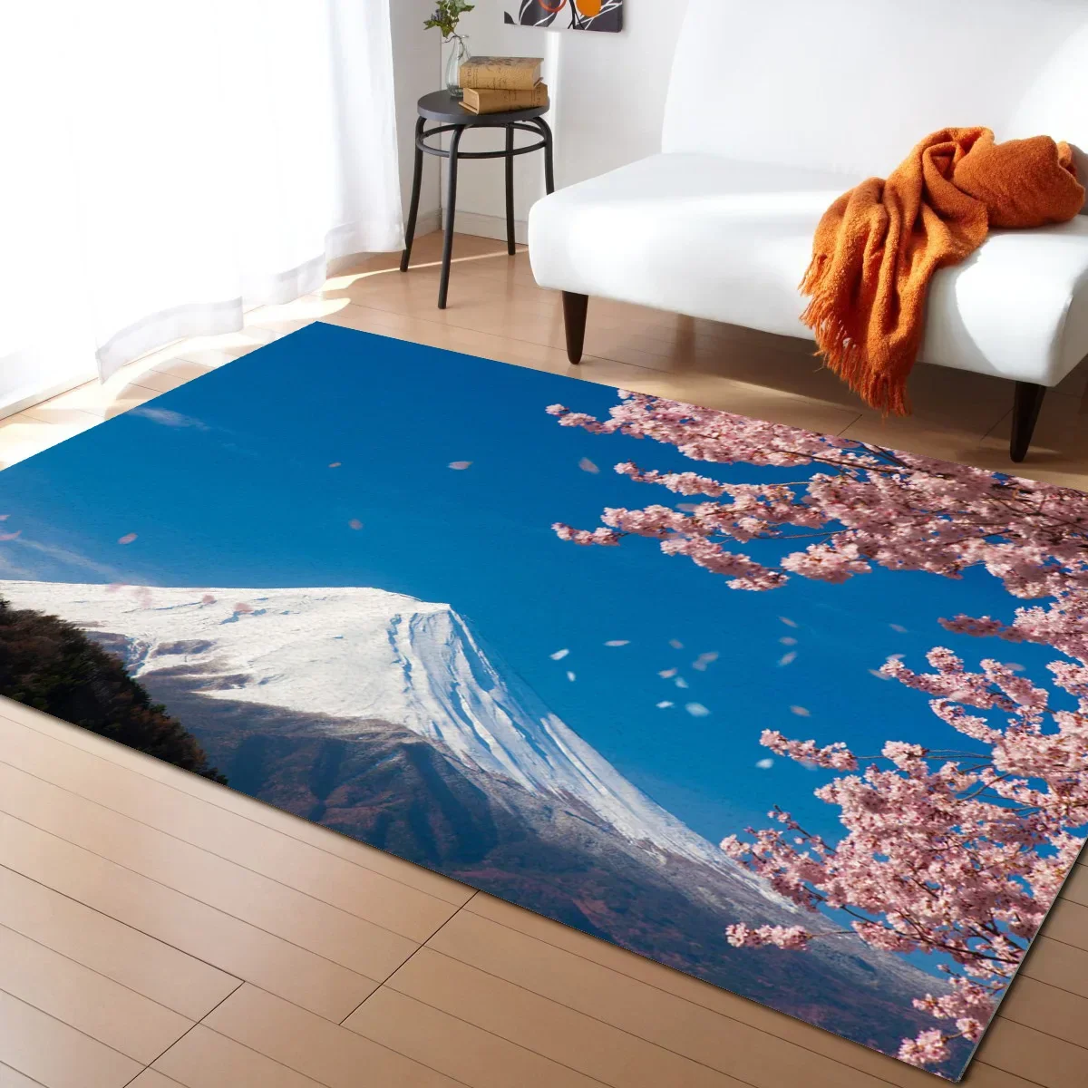 Tapis de salon Japonais Fleur de cerisier - Image 6