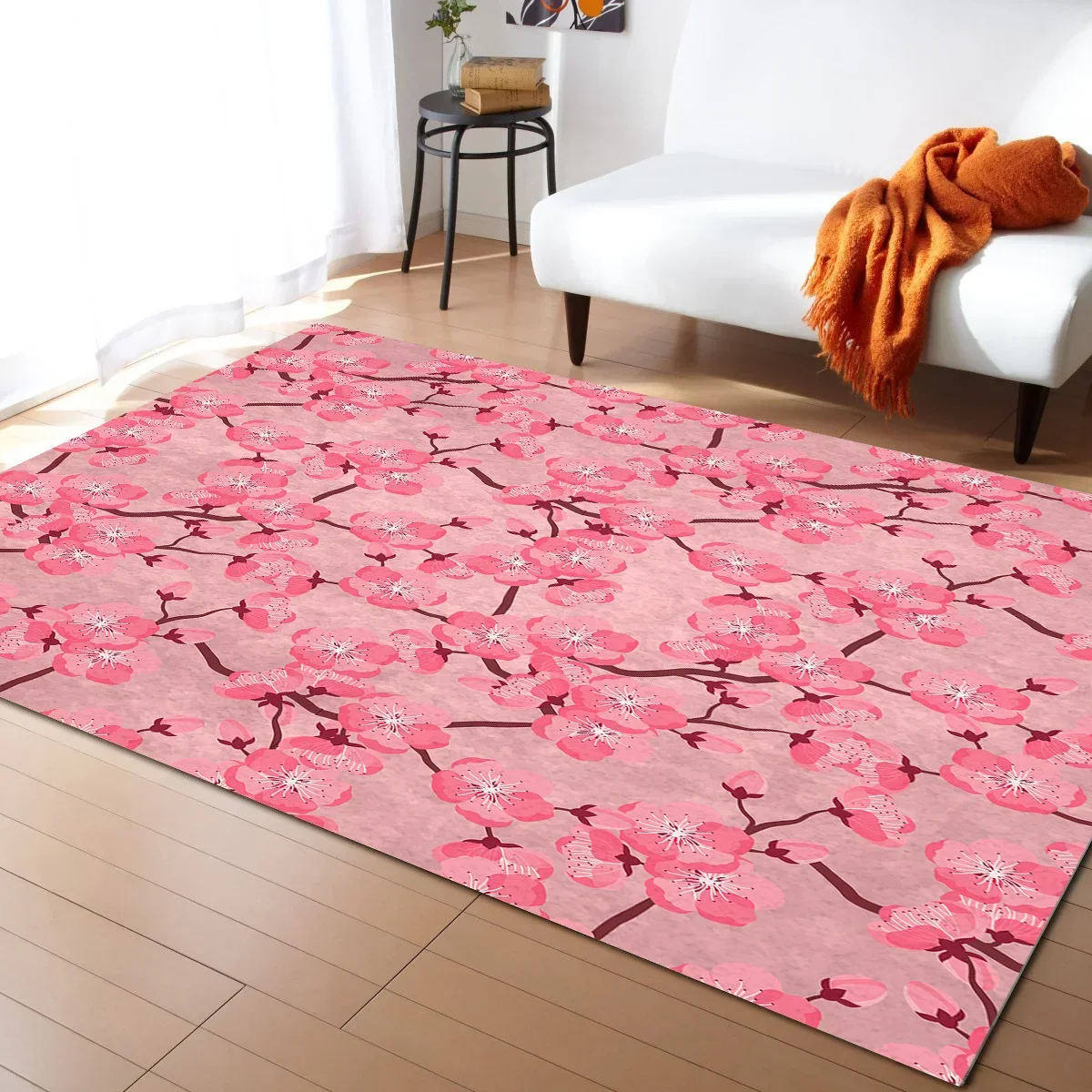Tapis de salon Japonais Fleur de cerisier - Image 8