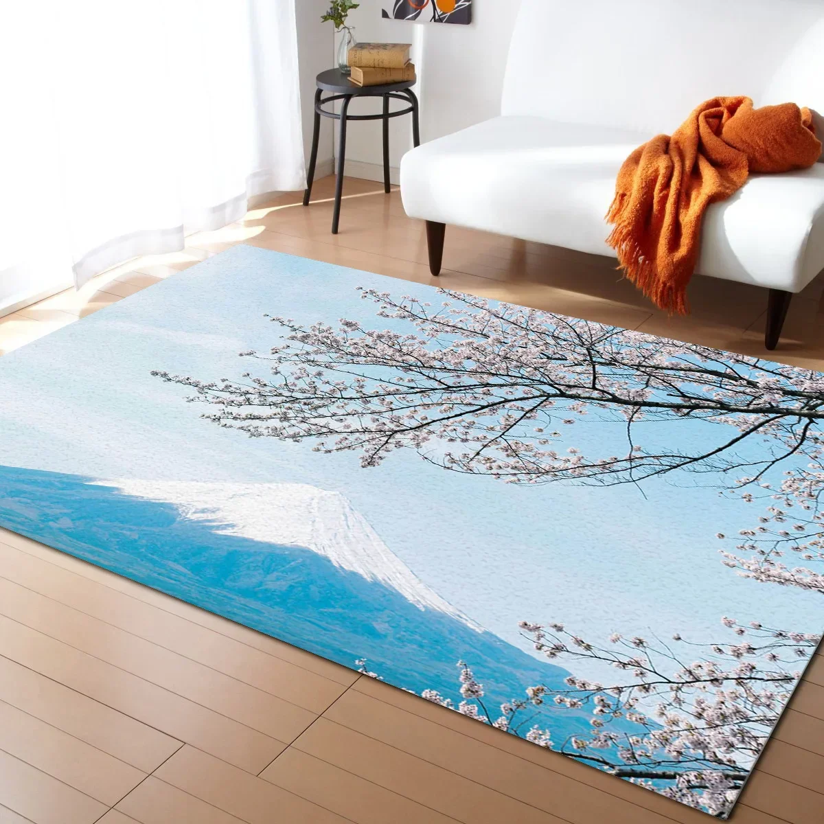 Tapis de salon Japonais Fleur de cerisier - Image 9