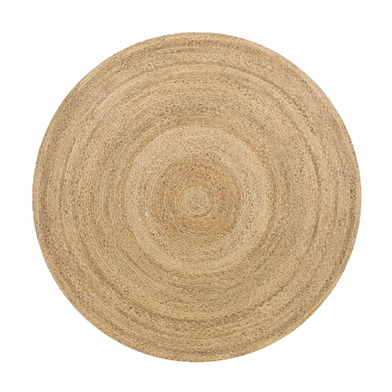 Tapis de salon Japonais rond en jute - Image 8