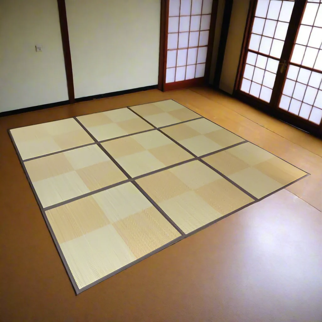 Tapis Japonais Tatami Carreaux