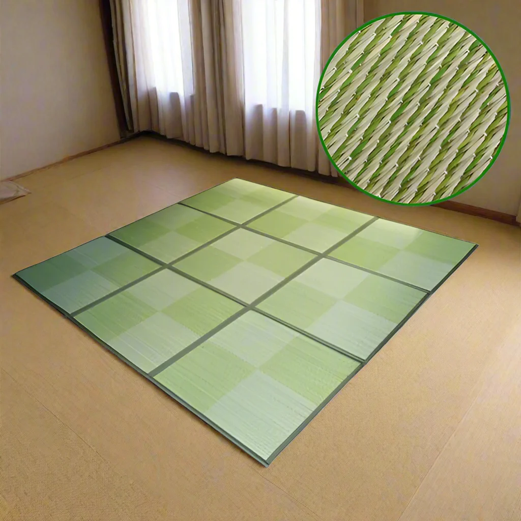 Tapis Japonais Tatami Carreaux - Image 2