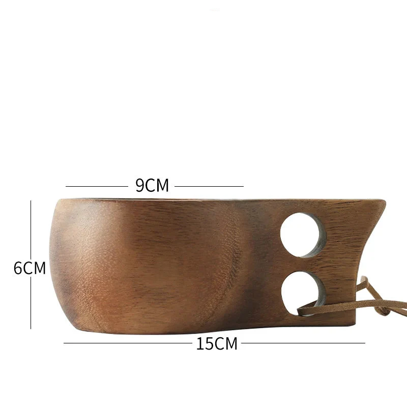 Tasse japonaise en bois raffinée - Image 5