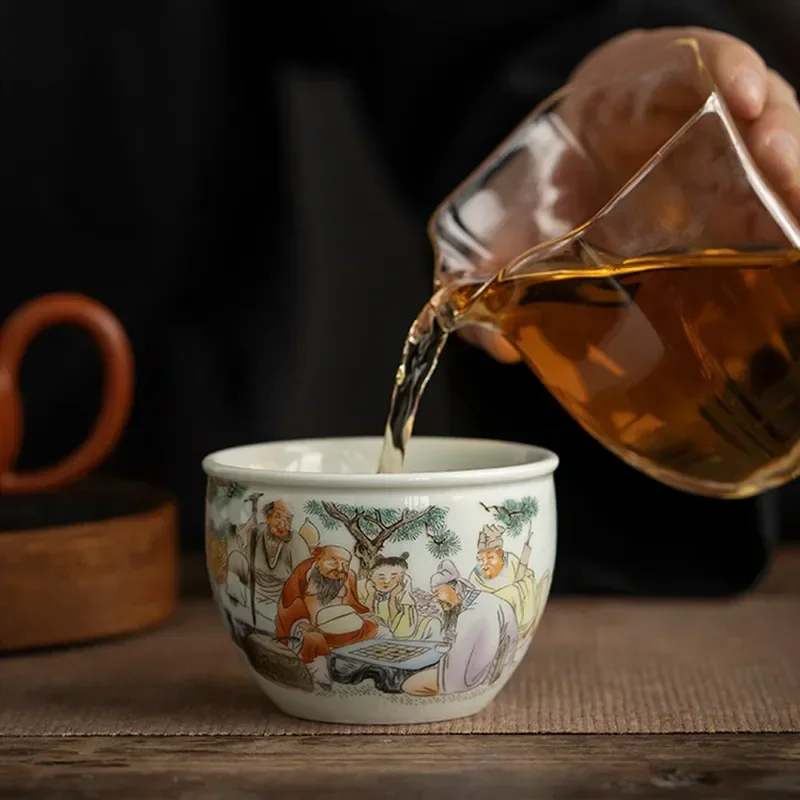 Tasse japonaise porcelaine traditionnelle - Image 2