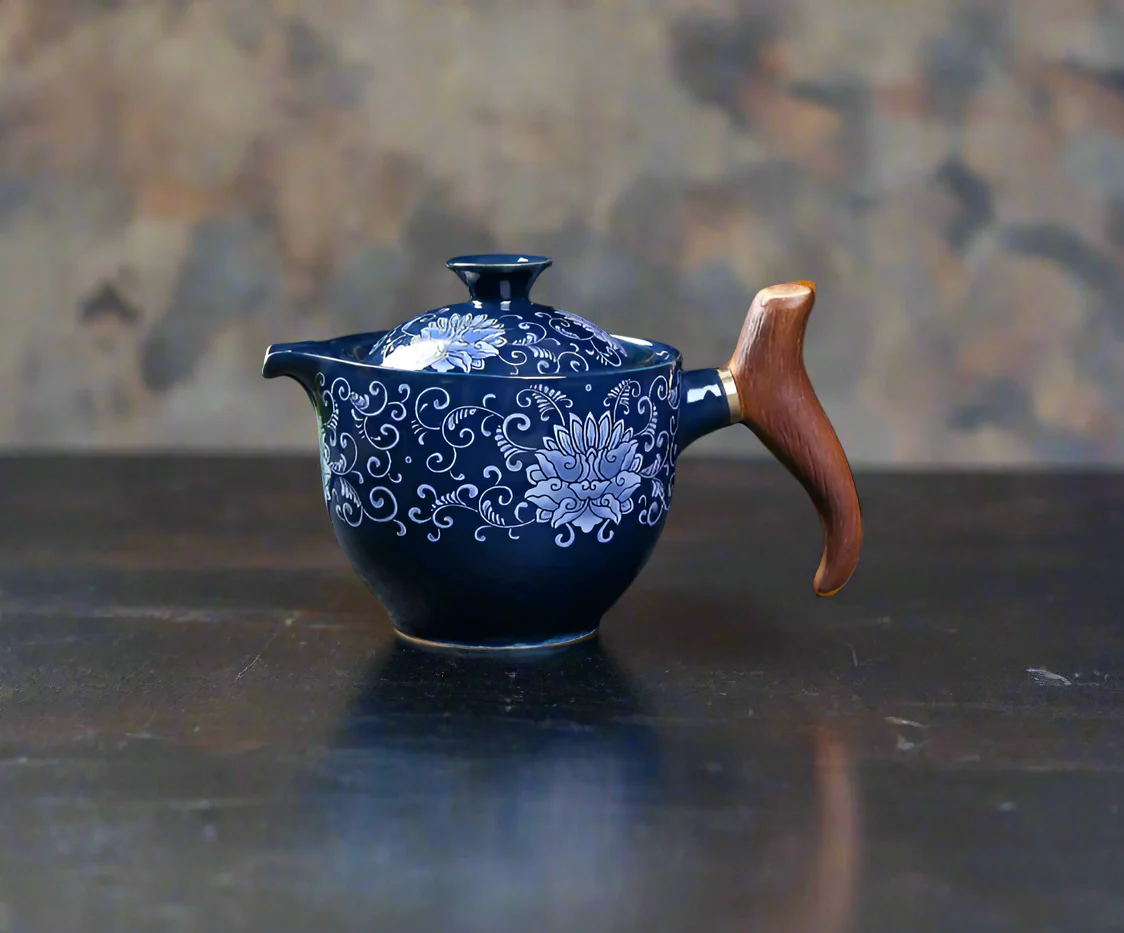 Théière Japonaise à Motifs Fleur - Image 2