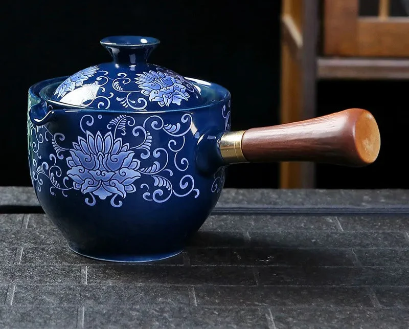 Théière Japonaise à Motifs Fleur - Image 5