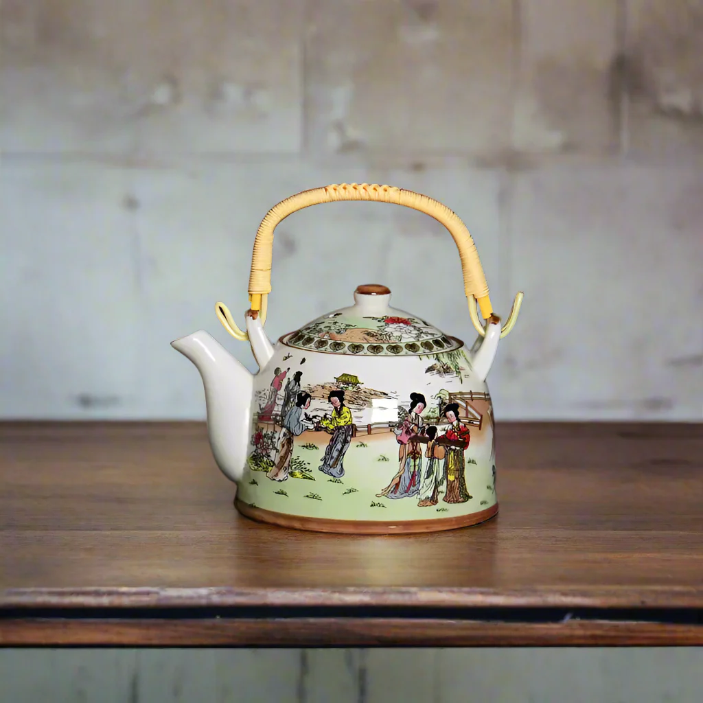 Théière Japonaise à Motifs Traditionnels - Image 2