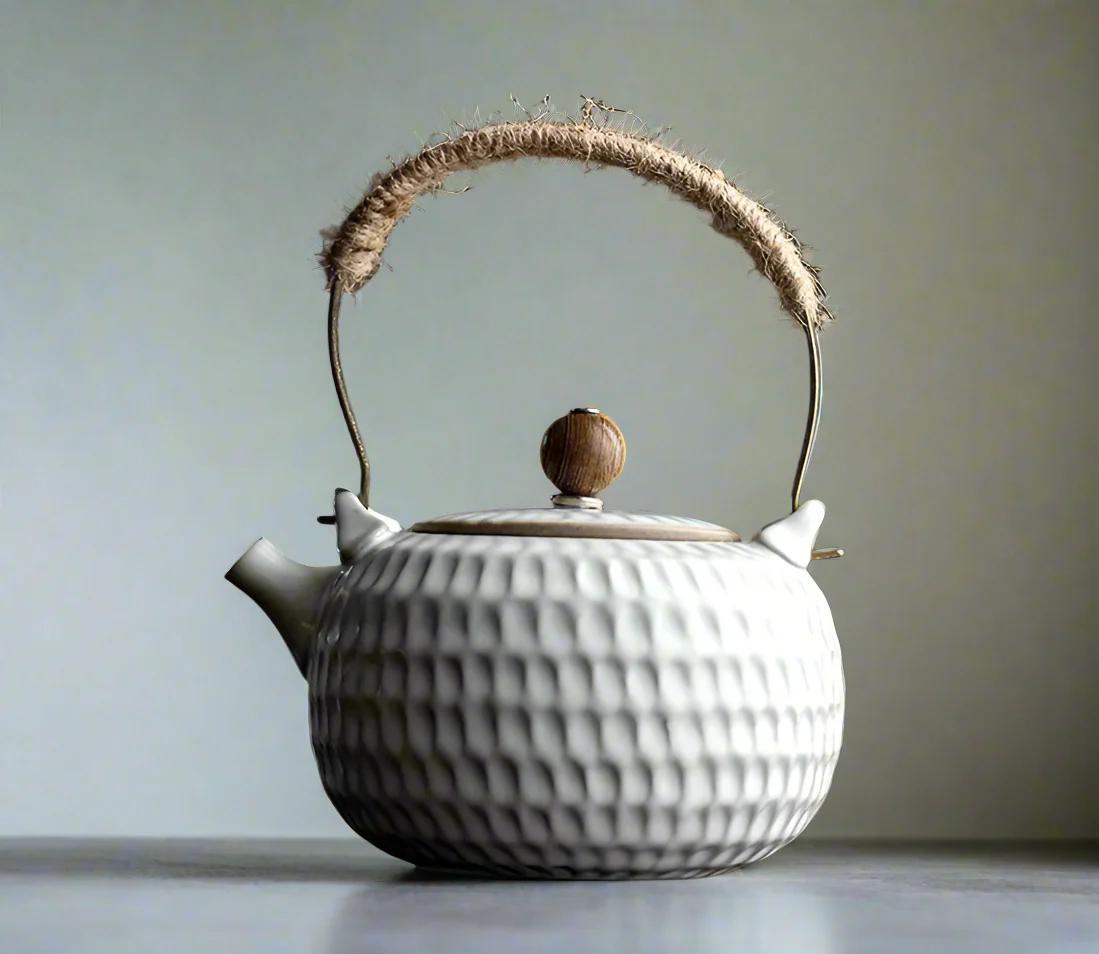 Théière Japonaise Moderne en Céramique - Image 3
