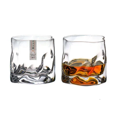 Verre à Whisky forme irrégulière japonais - Image 3