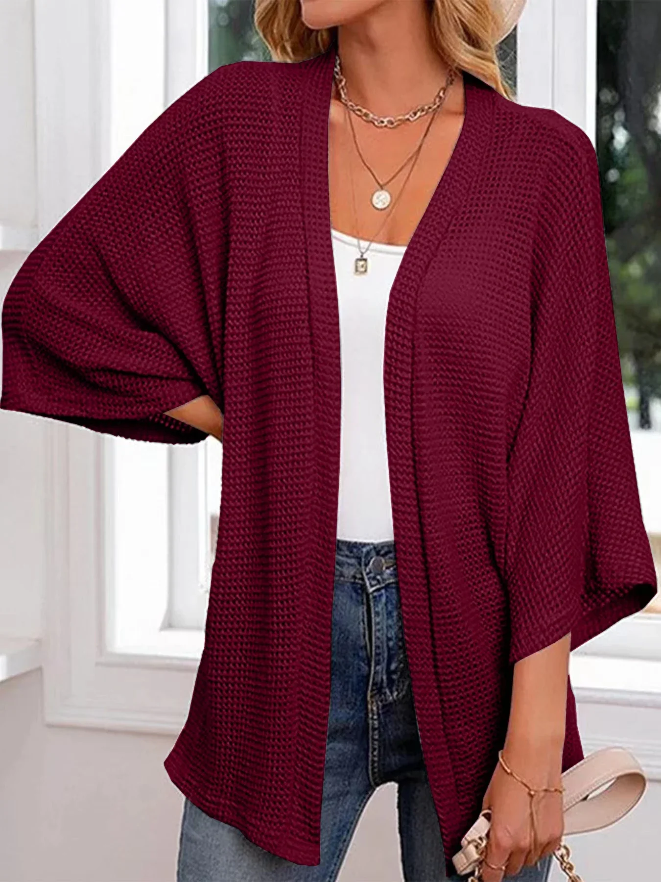 Veste Kimono Femme Casual - Image 9