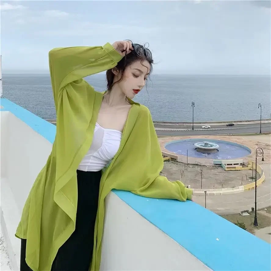 Veste Kimono Femme en Mousseline - Image 2