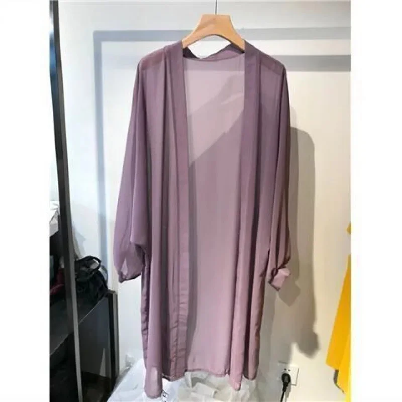 Veste Kimono Femme en Mousseline - Image 3