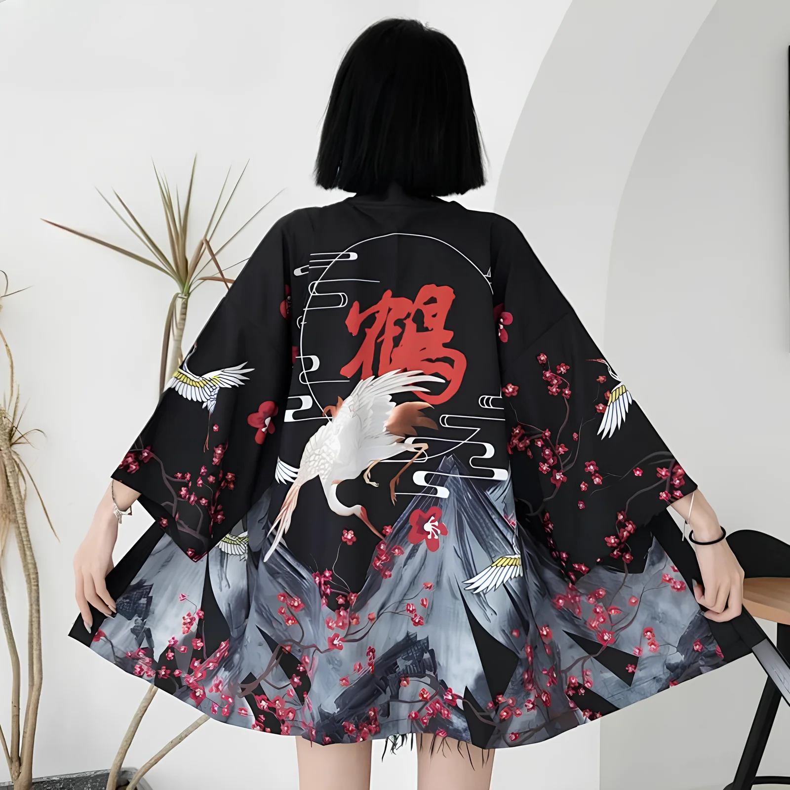 Veste Kimono Femme Japonais - Image 3