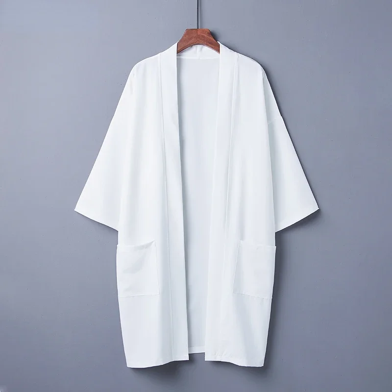 Veste Kimono Femme Longue Epurée - Image 3