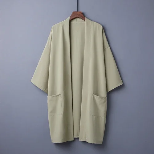 Veste Kimono Femme Longue Epurée - Image 5