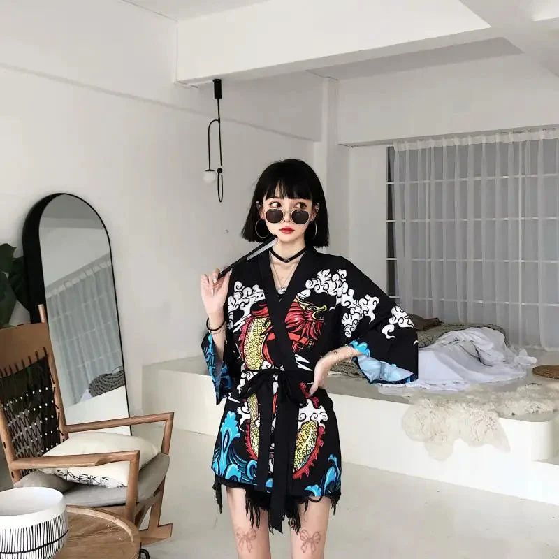 Veste Kimono Femme Moderne - Image 3