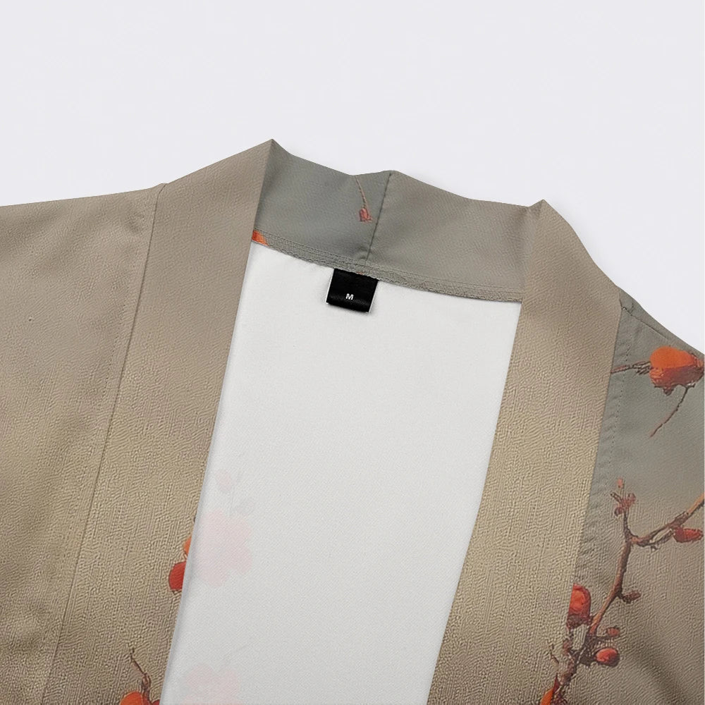 Veste Kimono Femme Motifs Floraux - Image 4