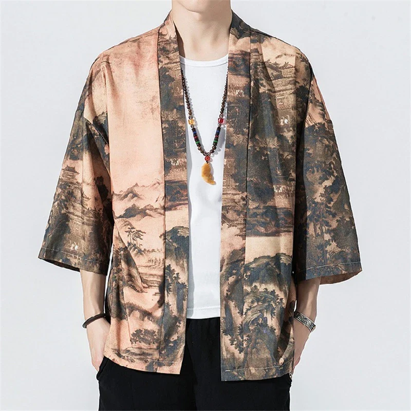 Veste Kimono Homme d’Eté