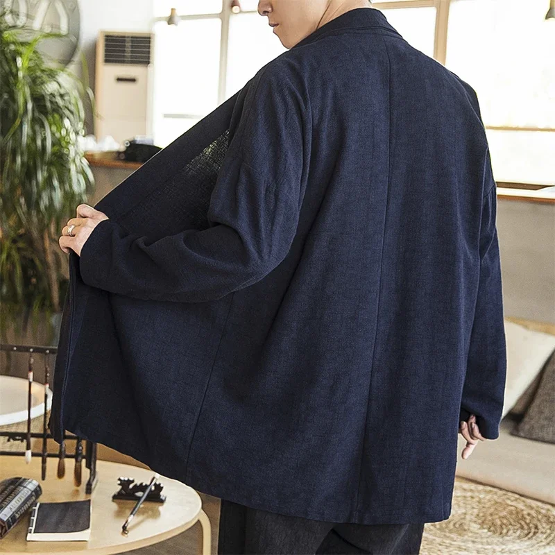 Veste Kimono Homme Style Décontracté - Image 2