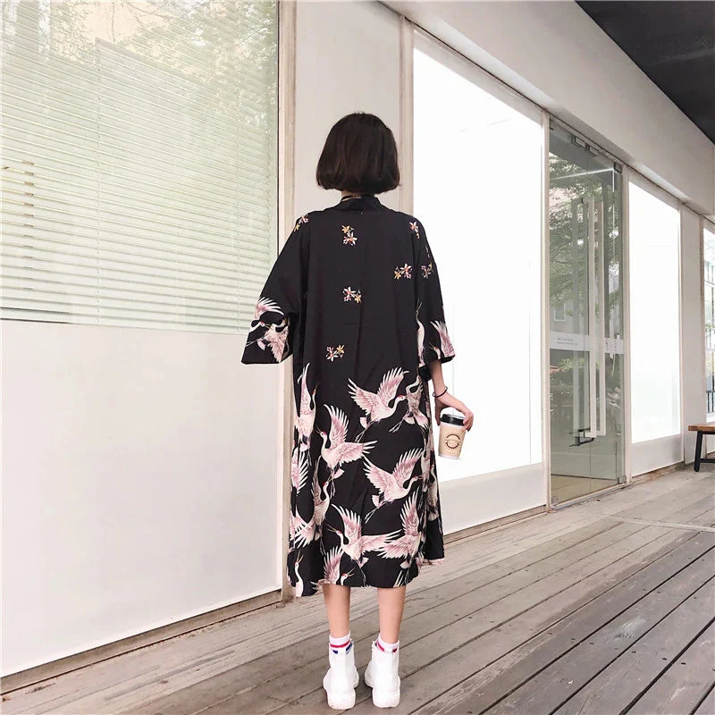 Veste Kimono Long Femme - Image 6