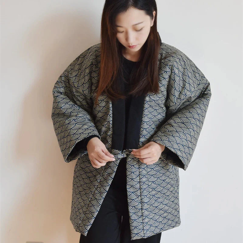 Veste Kimono Matelassée Femme - Image 6