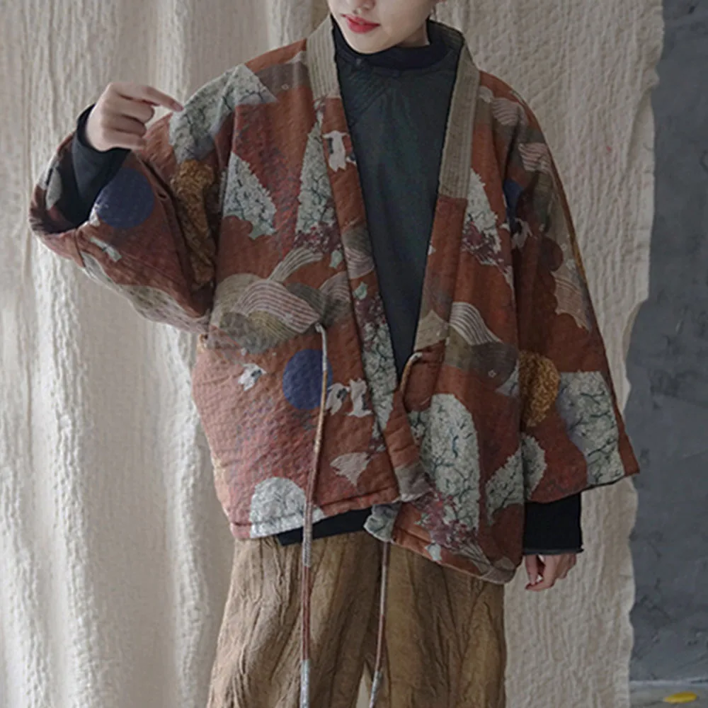 Veste Kimono Matelassée pour Femme