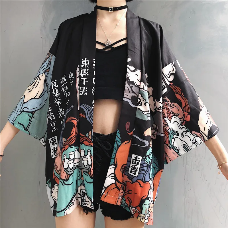 Veste Style Kimono Femme Imprimée - Image 2
