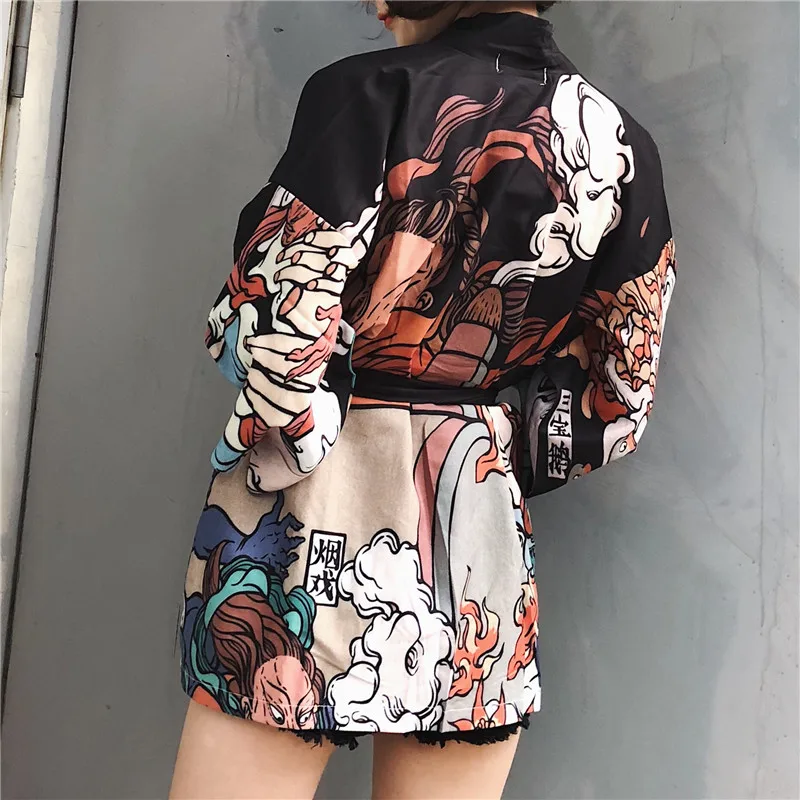 Veste Style Kimono Femme Imprimée - Image 3